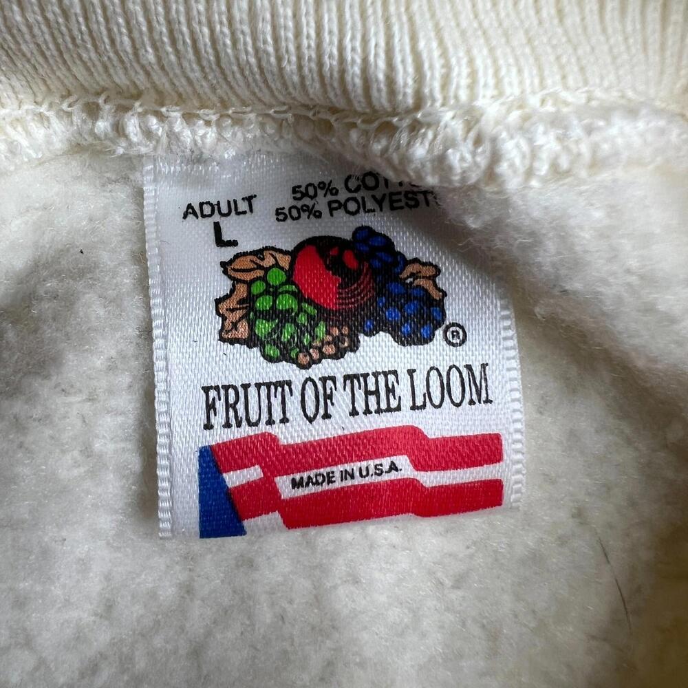 Vintage 80s Whittle‎ Artwear Horse Racing Sweatshirt Home Stretch Kentucky Derby - Picture 4 of 9